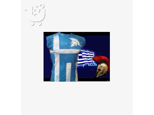 PoulaTo: ελληνικη σημαια 300 σπαρτιατες 300 spartans t shirt art
